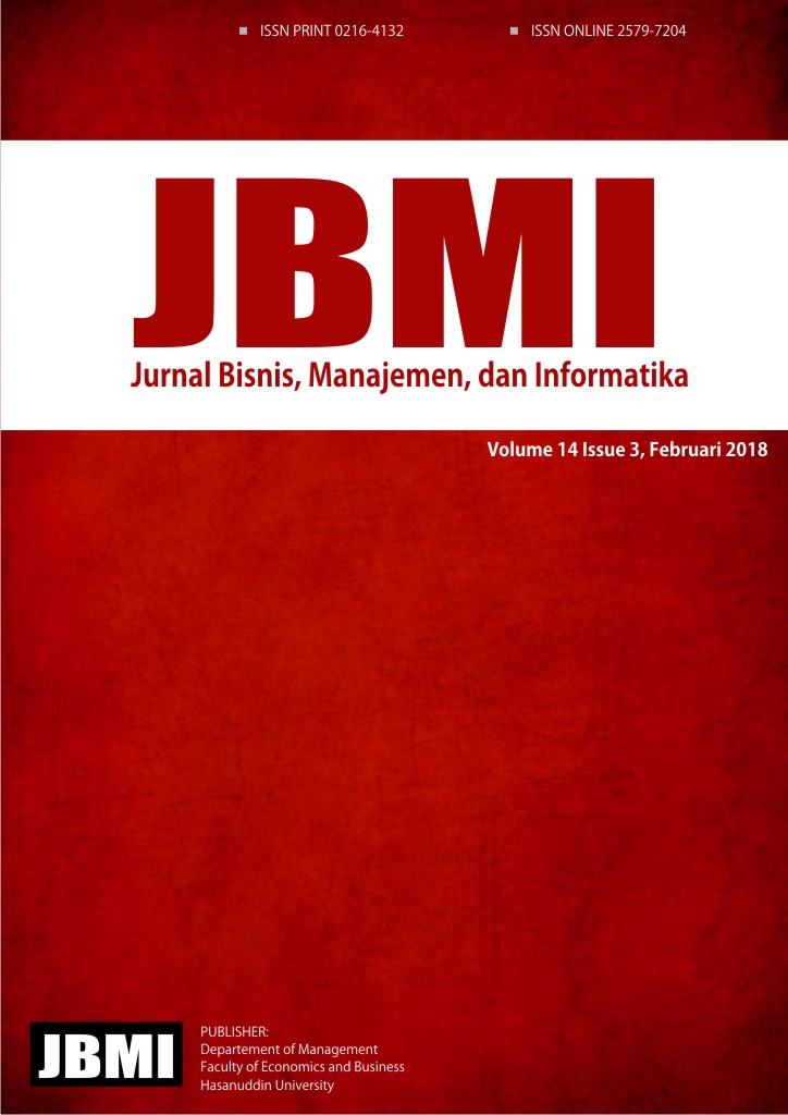 					View Vol. 14 No. 3 (2018): JBMI
				