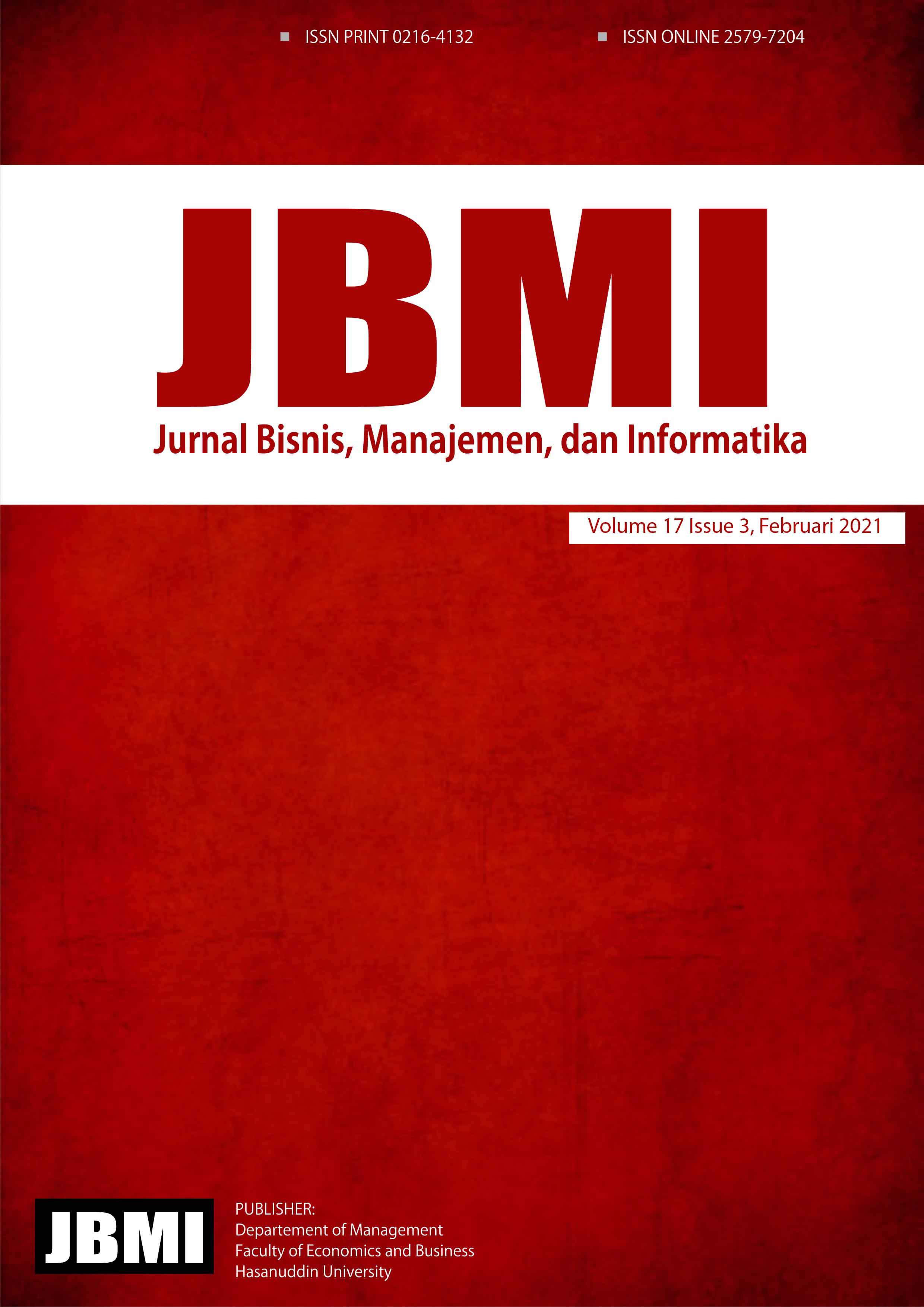 JBMI Volume 17, No 3, Februari 2021