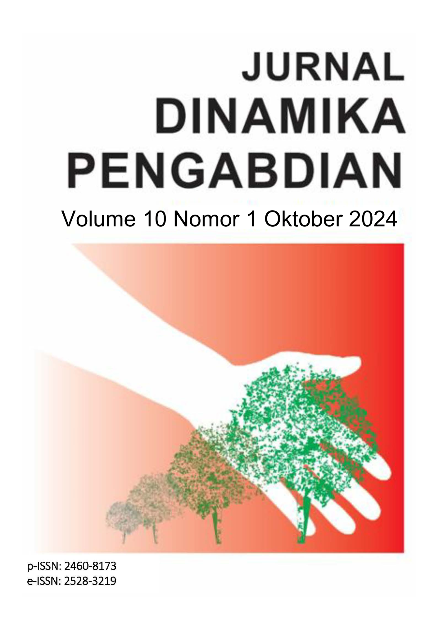 					View Vol. 10 No. 1 (2024): JURNAL DINAMIKA PENGABDIAN VOL. 10 NO. 1 OKTOBER 2024
				