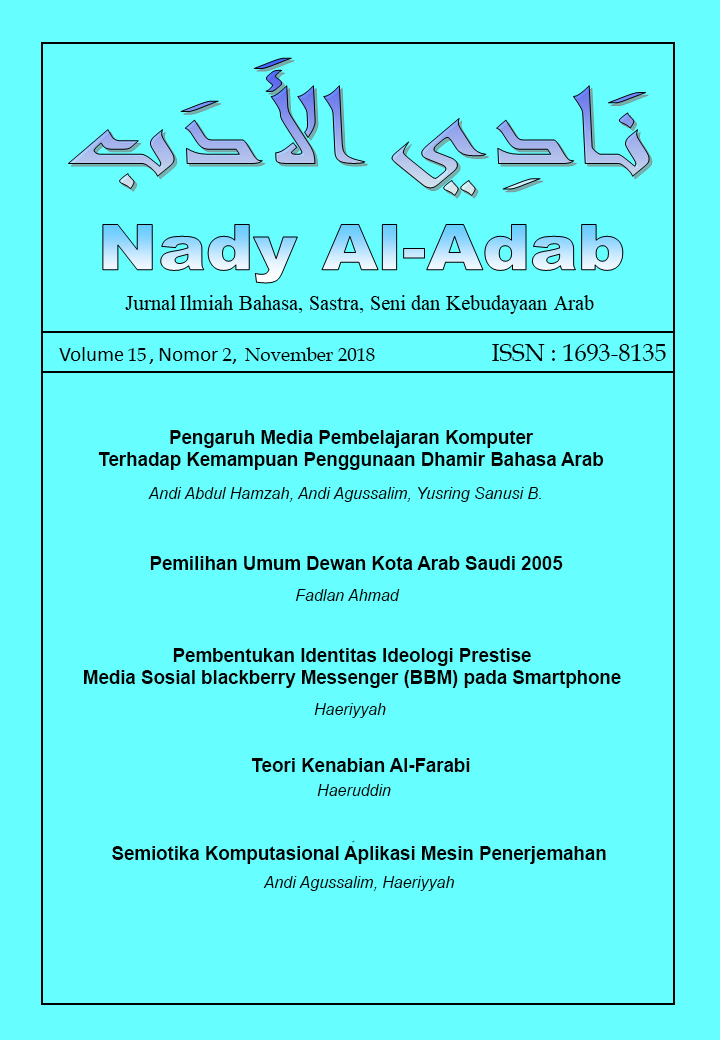 					View Vol. 15 No. 2 (2018): Nady al-Adab
				
