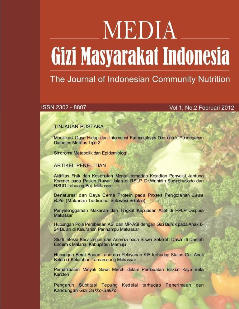 					View Vol. 1 No. 2 (2012): Media Gizi Masyarakat Indonesia
				