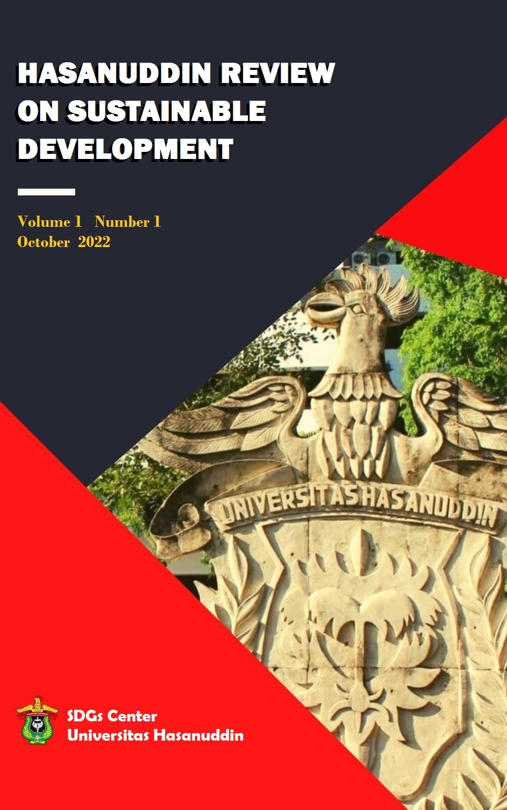 					View Vol. 1 No. 1 (2023): Hasanuddin Review on Sustainable Development
				