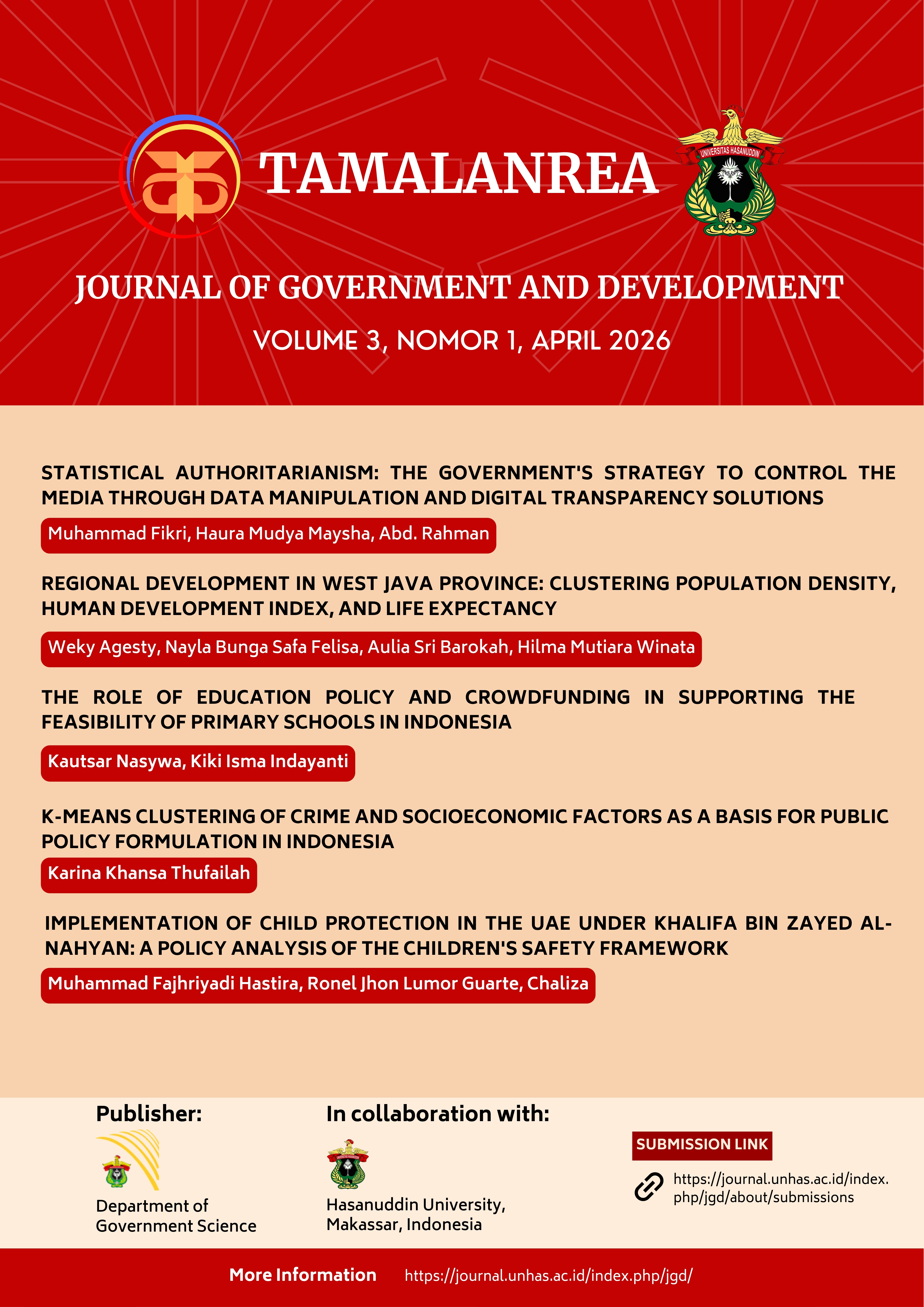 					View Vol. 3 No. 1 (2026): APRIL 2026
				