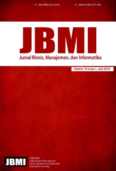 					View Vol. 15 No. 1 (2018): JBMI
				
