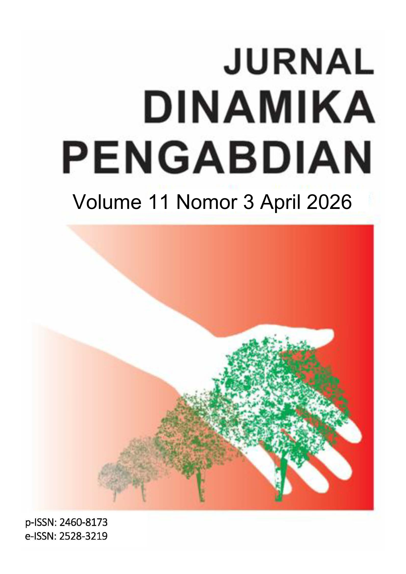 					View Vol. 11 No. 3 (2026): JURNAL DINAMIKA PENGABDIAN VOL. 11 NO. 3 APRIL 2026
				