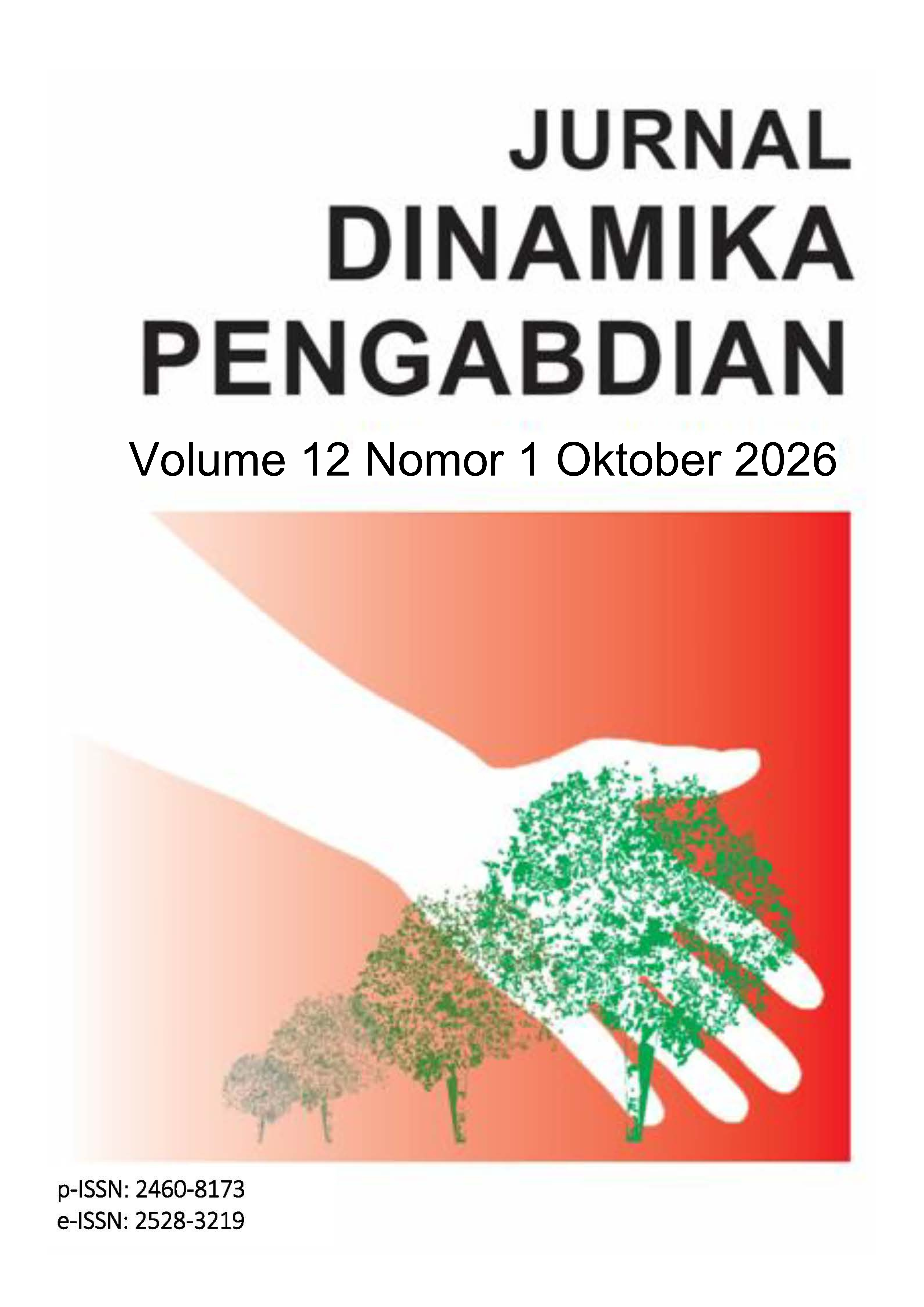 					View Vol. 12 No. 1 (2026): JURNAL DINAMIKA PENGABDIAN VOL. 12 NO. 1 OKTOBER 2026
				