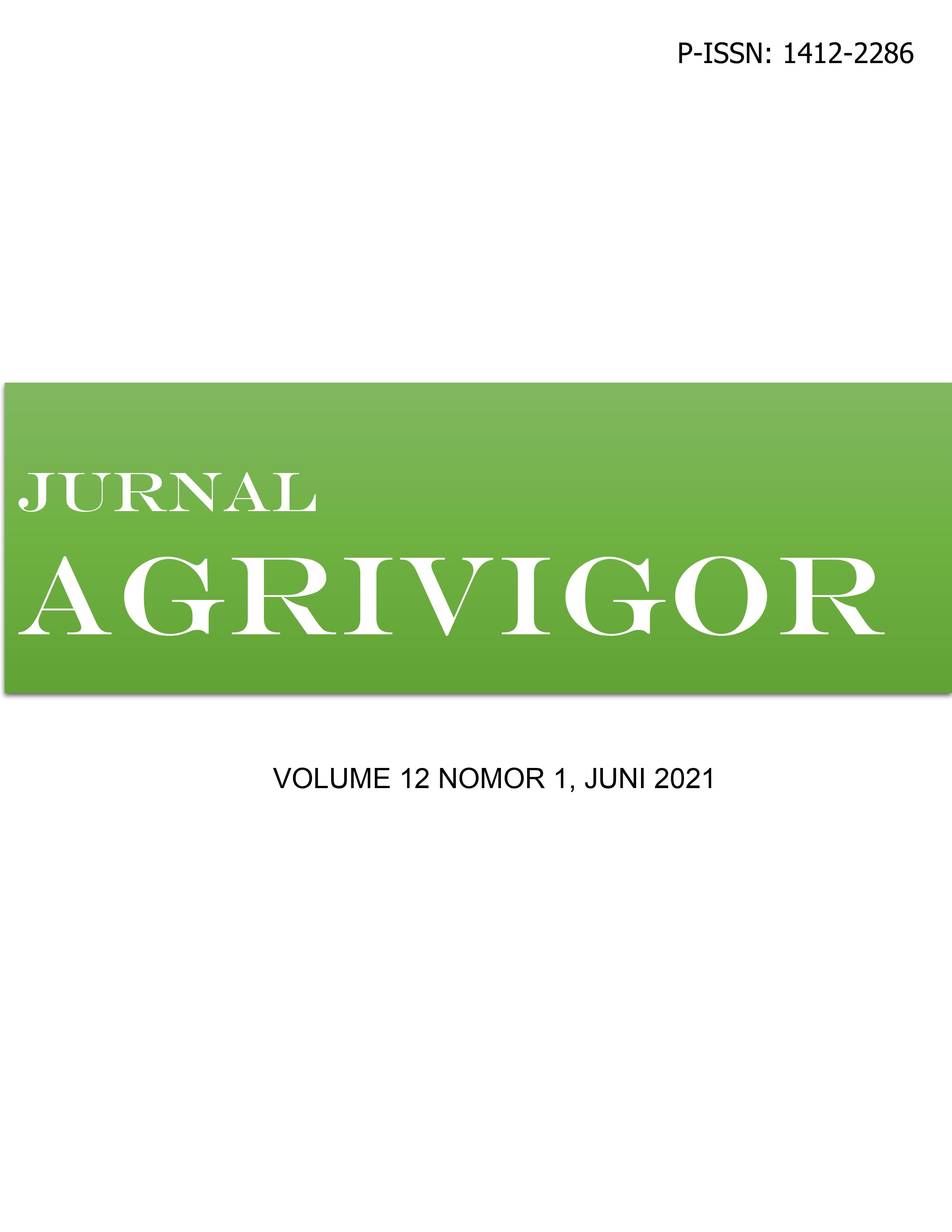 					View Vol. 12 No. 1 (2021): JURNAL AGRIVIGOR, VOL. 12, NO. 1, JUNI 2021
				