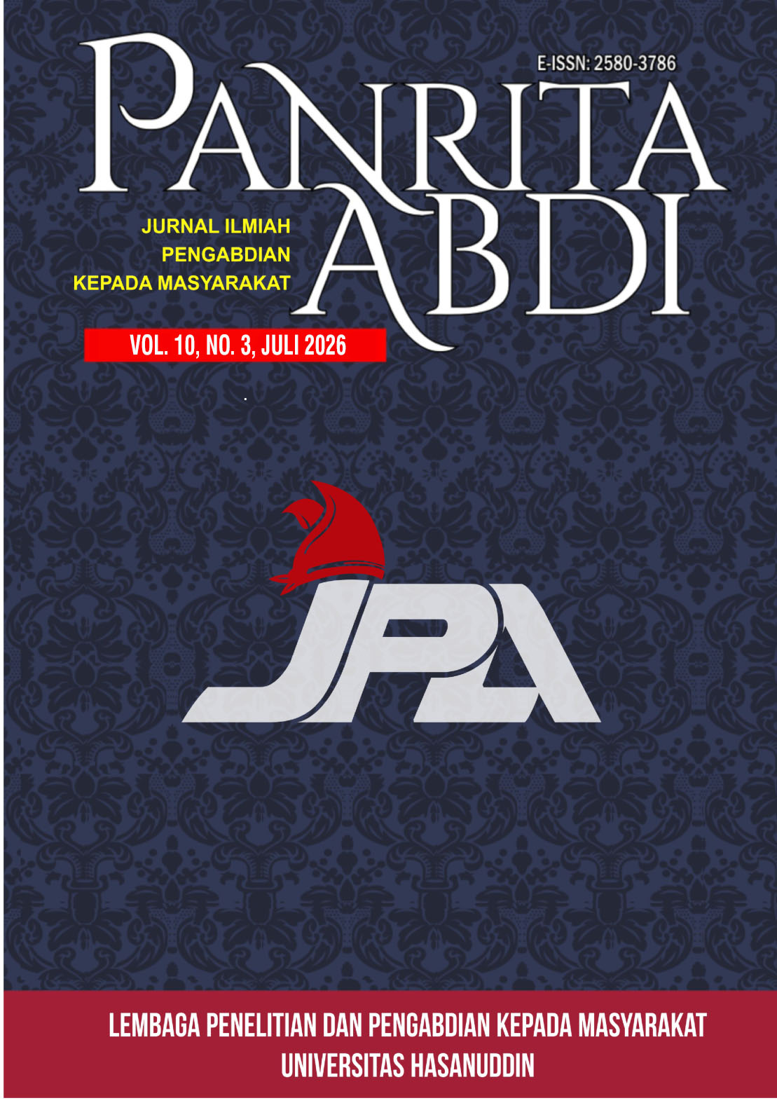 Cover Panrita Abdi - Jurnal Pengabdian pada Masyarakat