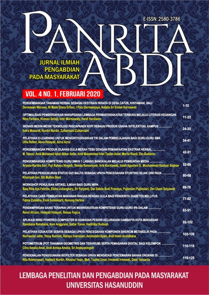 					View Vol. 4 No. 1 (2020): Jurnal Panrita Abdi - Februari 2020
				