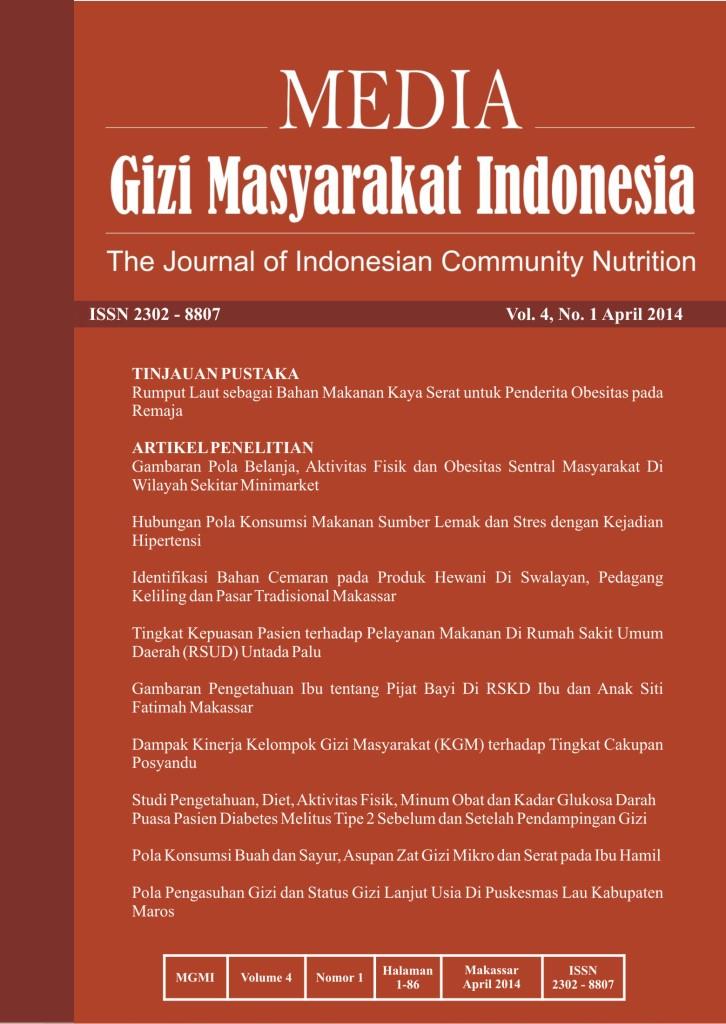 					View Vol. 4 No. 1 (2014): Media Gizi Masyarakat Indonesia
				
