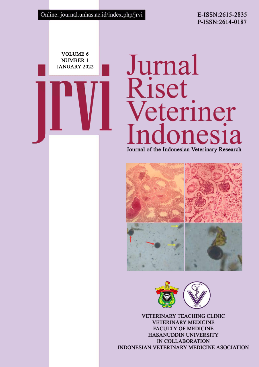 The Factors Affecting the Success of Artificial Insemination Program on  Cattle in District of Woha, Bima | Jurnal Riset Veteriner Indonesia  (Journal of The Indonesian Veterinary Research)