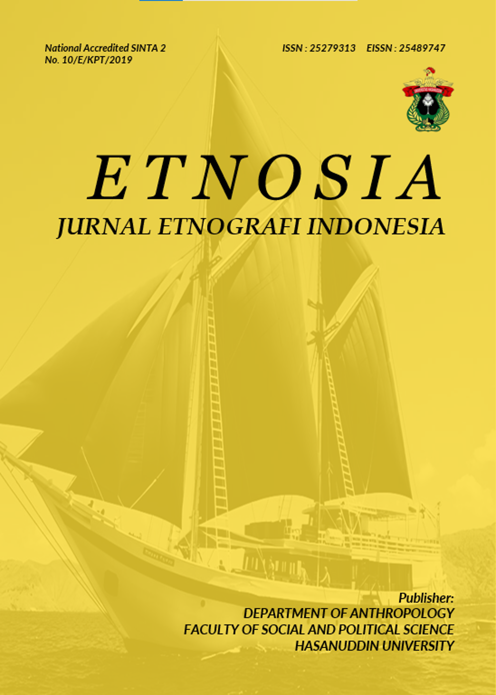 Cover ETNOSIA : Jurnal Etnografi Indonesia